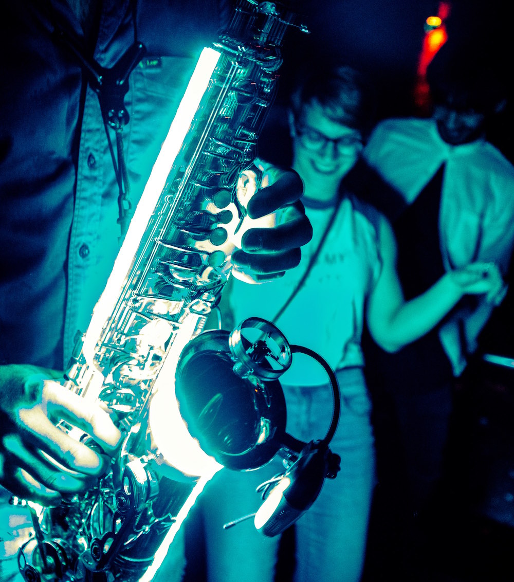 LED Leucht-Saxophon