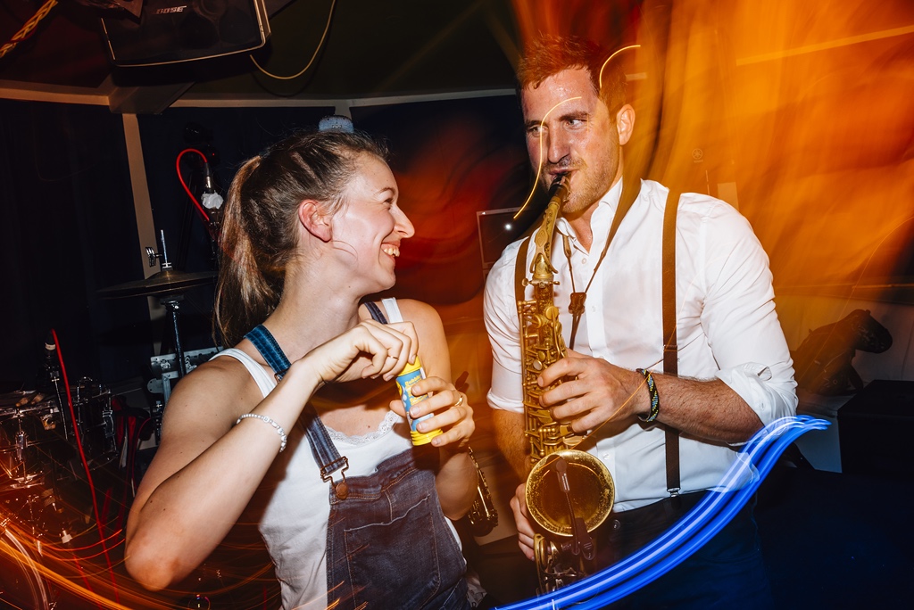 Saxophonist in Bern